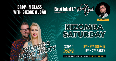 Kizomba Saturday - 29th August 2026